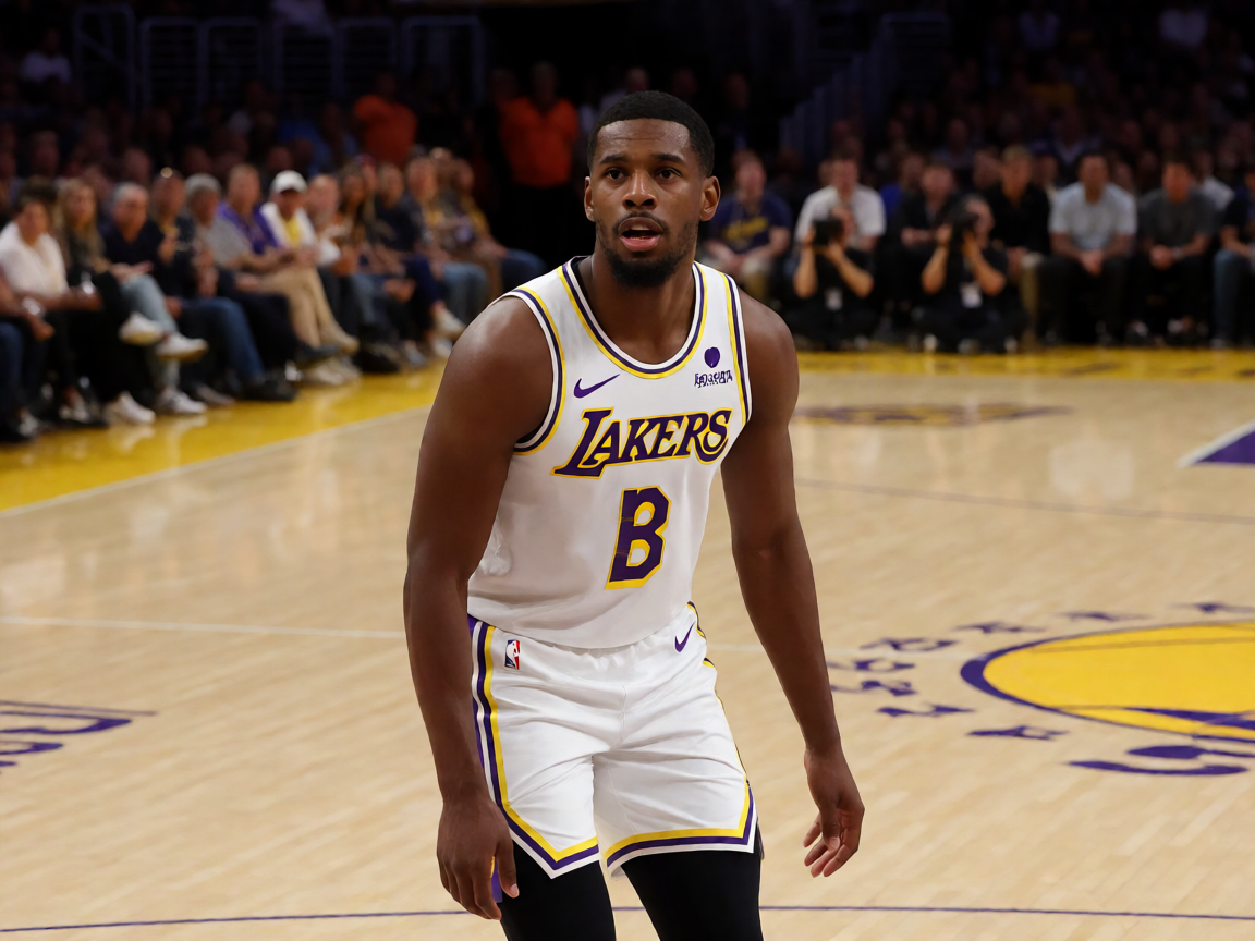 NBA季前赛湖人对阵勇士的精彩比赛画面